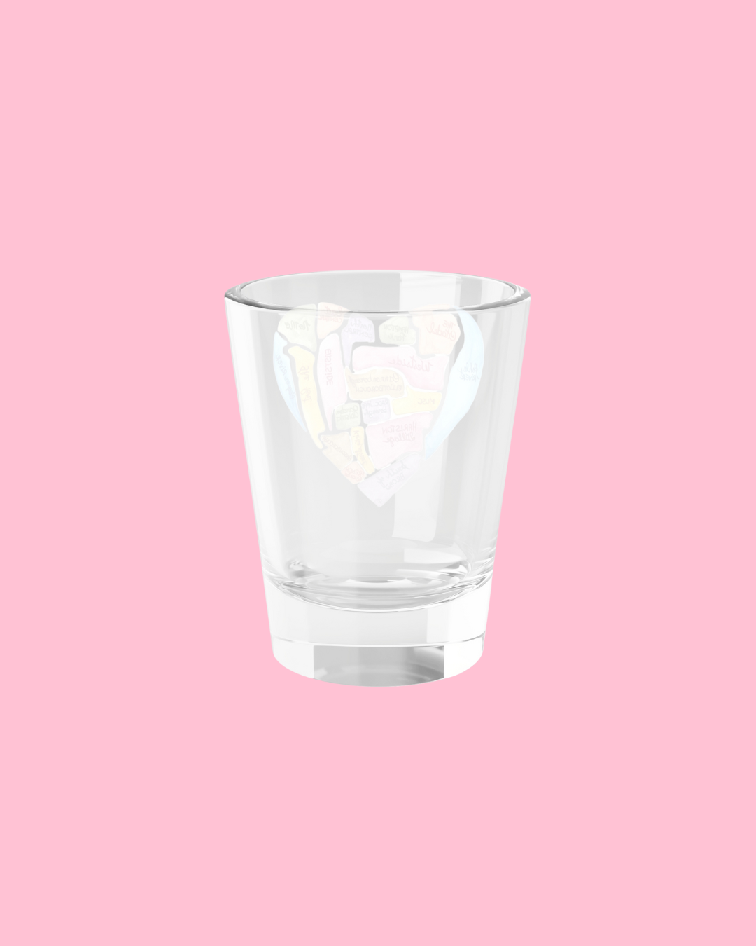 Charleston Heart 1.75oz Shot Glass