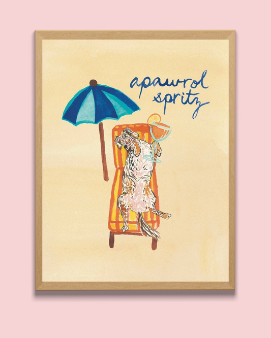 Dachshund Collection: Apawrol Spritz Summer Fine Art Print