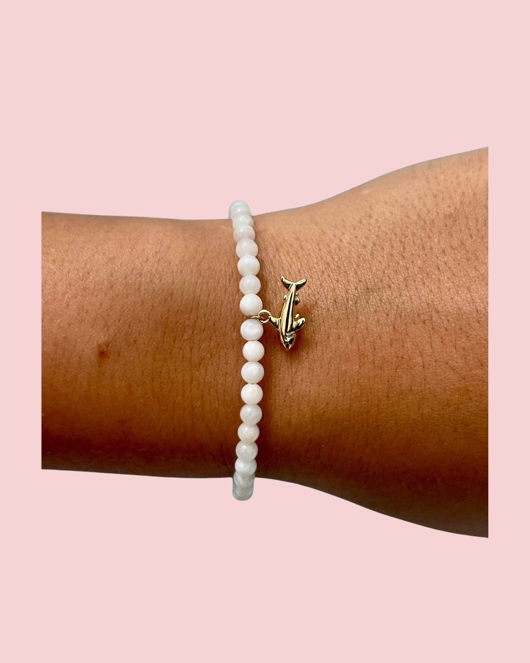 Beaded Shark Bracelet | Waterproof Surfer Beach Jewelry