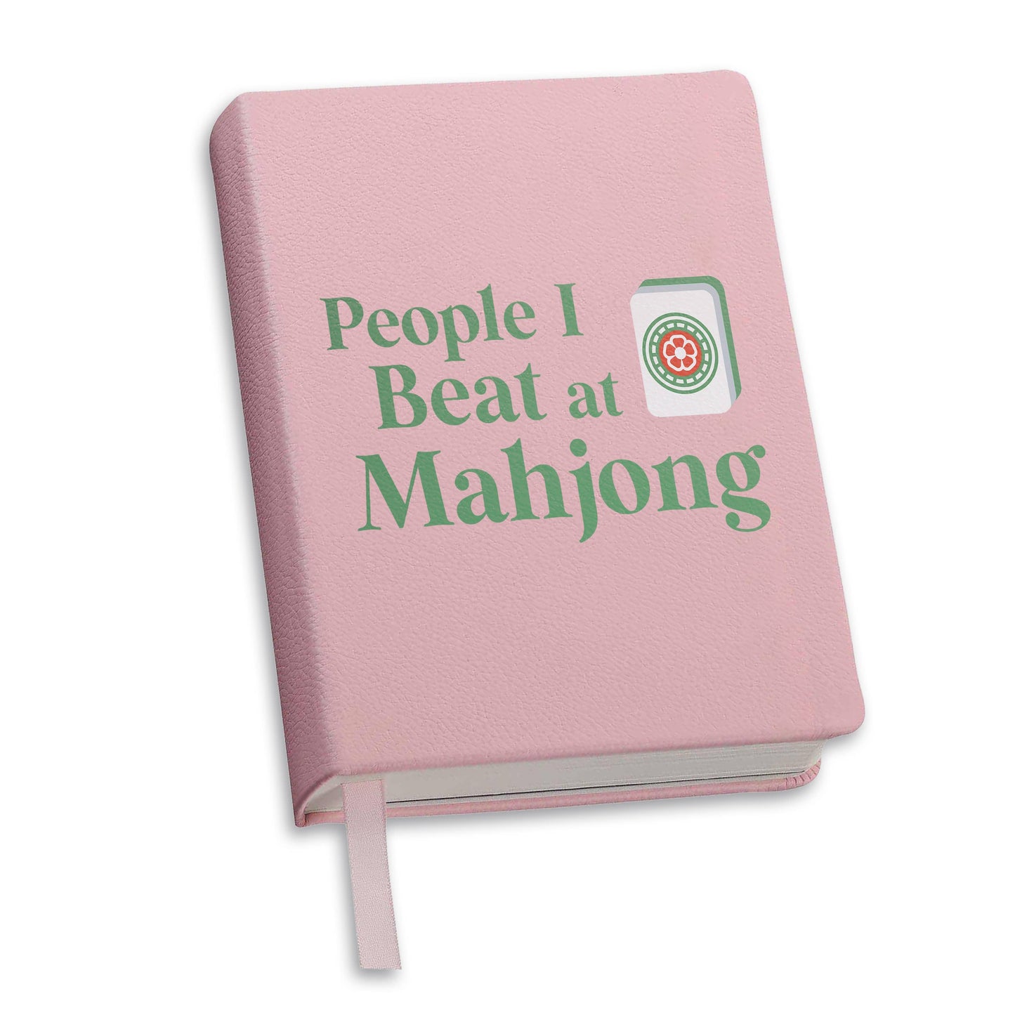 People I Beat at Mahjong Journal (Pink)
