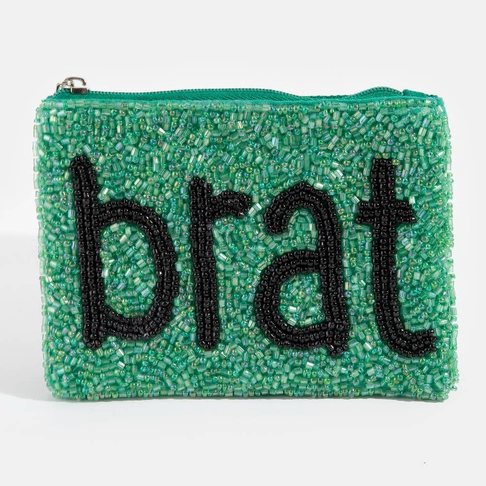 Brat Seed Beaded Coin Purse