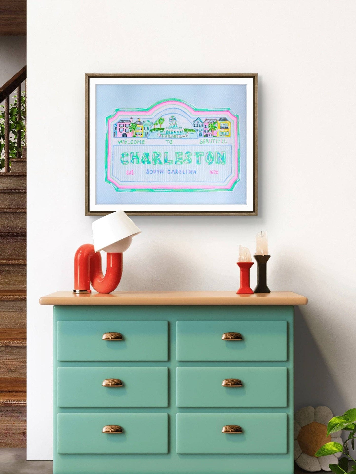 Charleston Sign Print