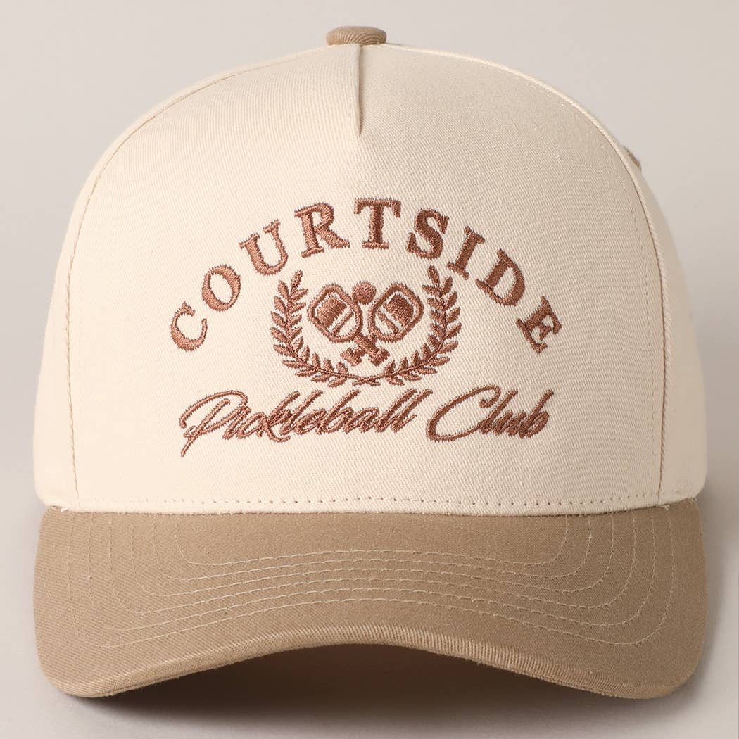 Courtside Pickleball Club Two Tone Trucker Hat
