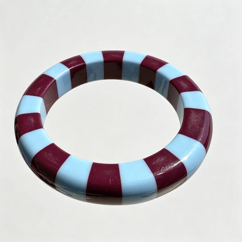 Striped Chunky Bangle