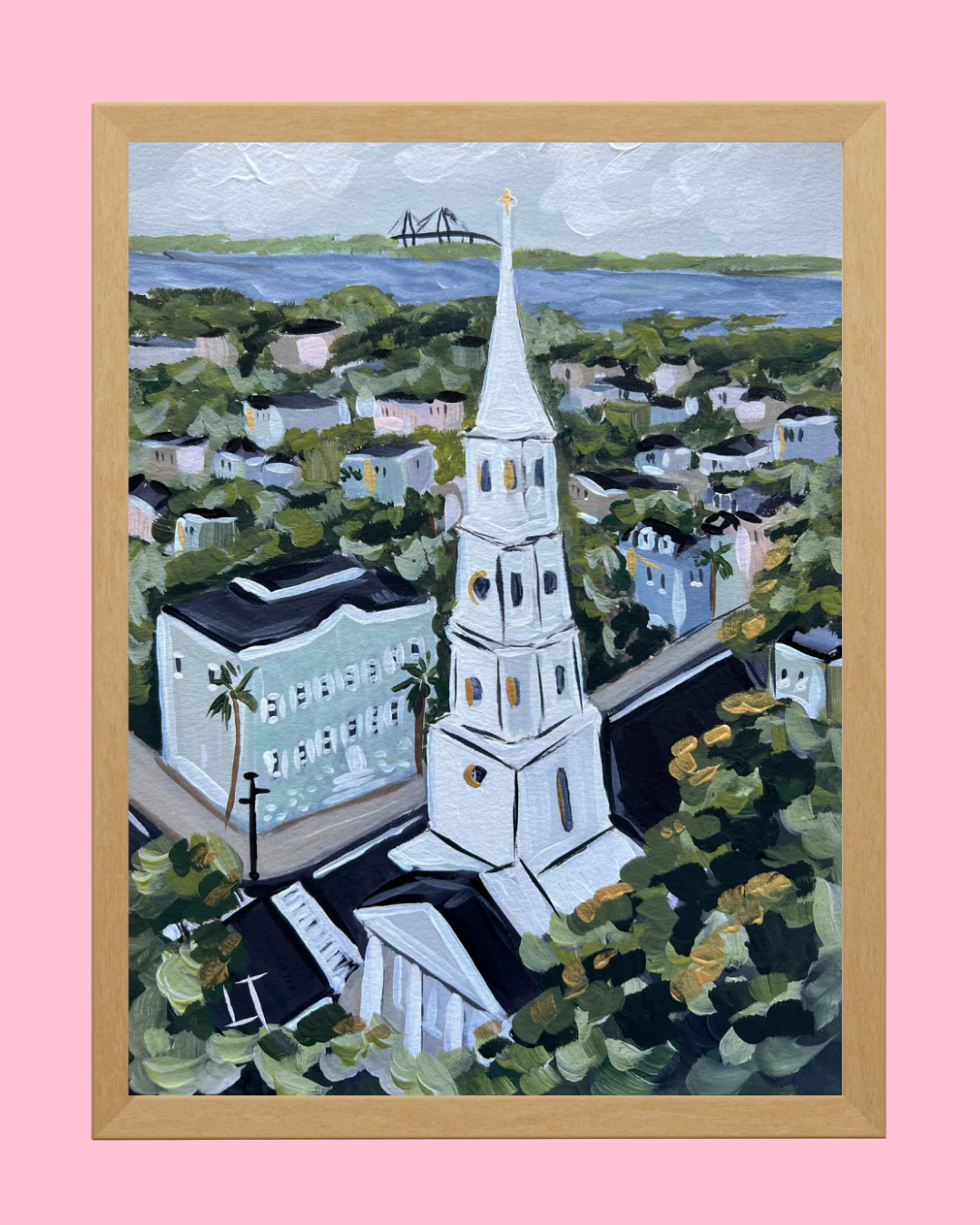 Charleston Inspired Print: From Above