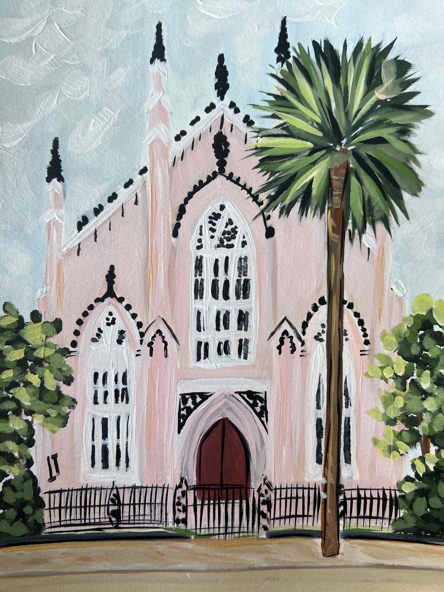 French Huguenot : Charleston Inspired Print