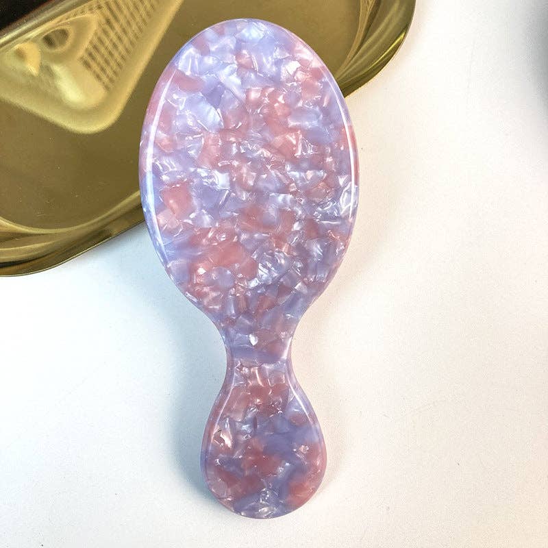Stylish Colorful Oval Acetate Air Cushion Combs