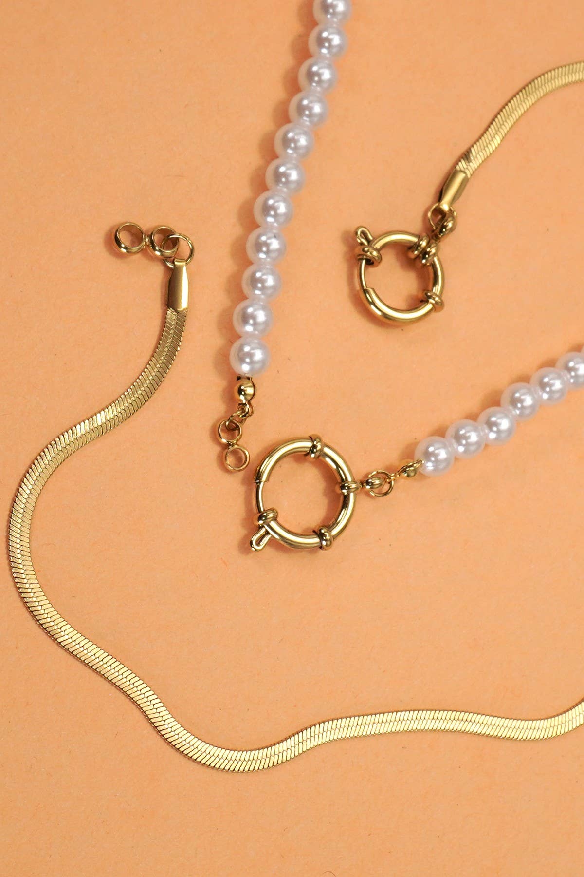 18K STAINLESS STEEL TARNISH FREE CHAIN NECKLACES | 40NK9468