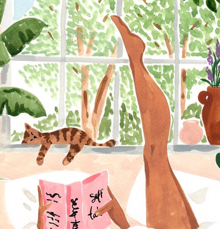 Bored in the House Art Print