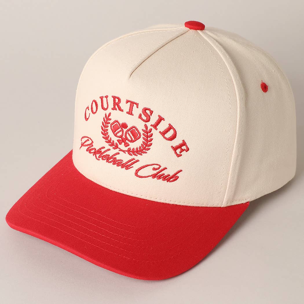 Courtside Pickleball Club Two Tone Trucker Hat