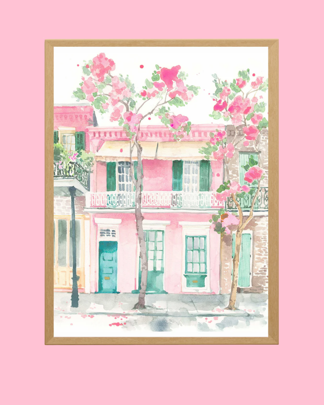 Pretty in Pink Watercolor Fine Art Print
