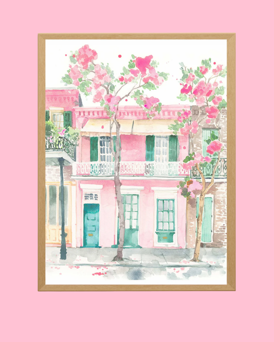 Pretty in Pink Watercolor Fine Art Print