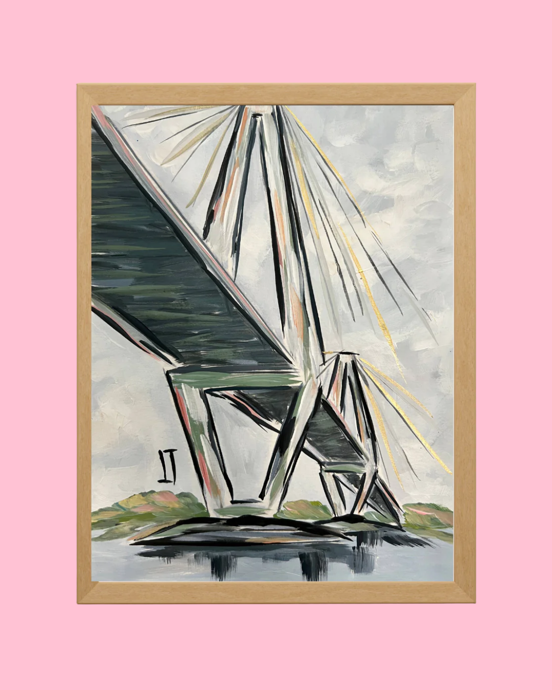 Ravenel Bridge :Charleston Inspired Print