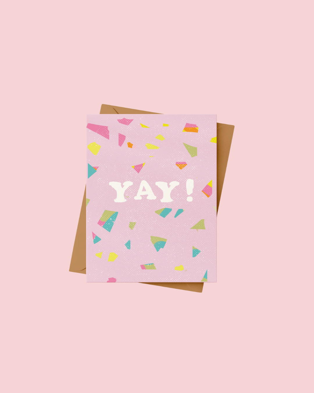 Yay Congratulations Card | Pink Confetti Congrats Card