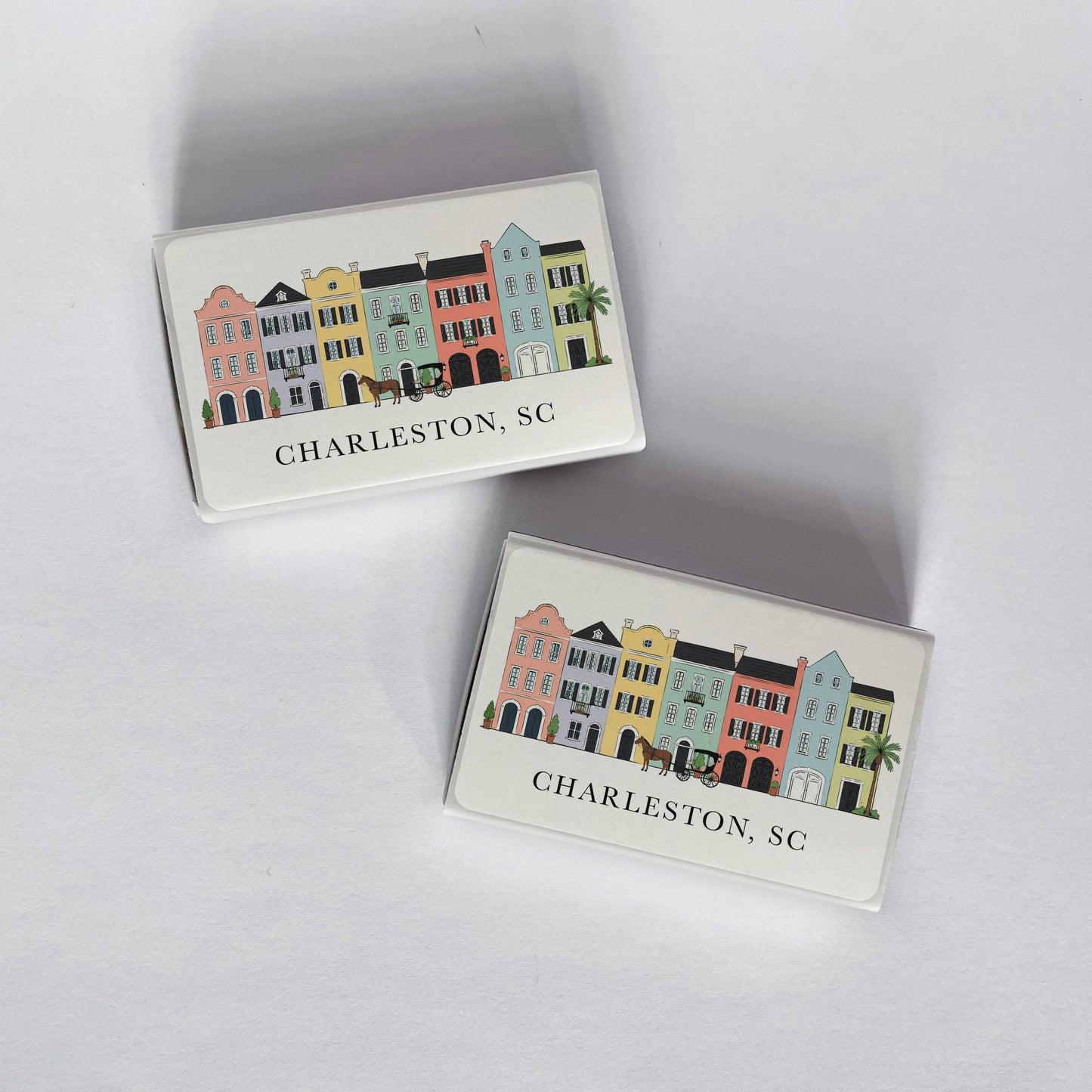 Charleston Rainbow Row Matchbook