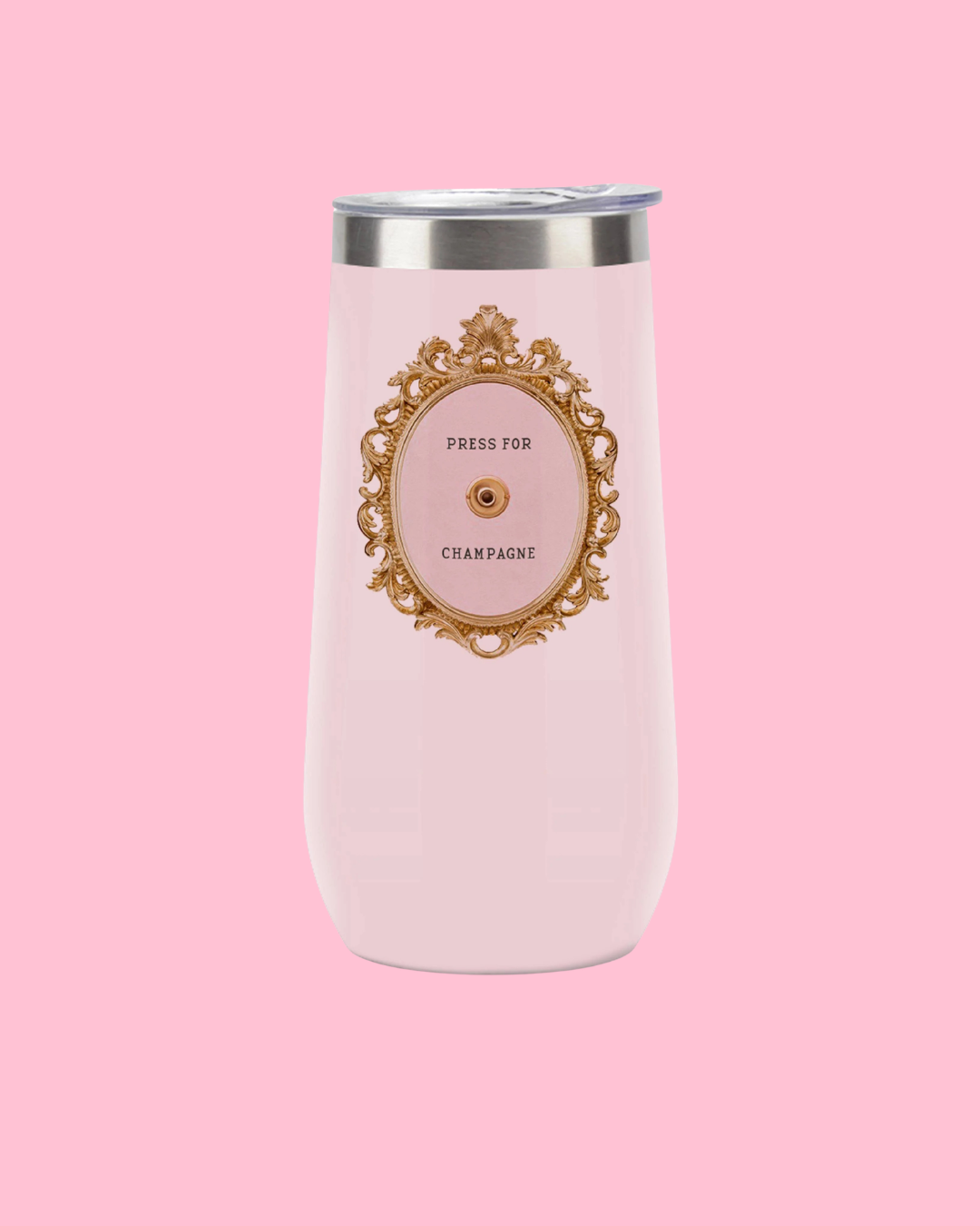 Press for Champagne Insulated Champagne Tumbler