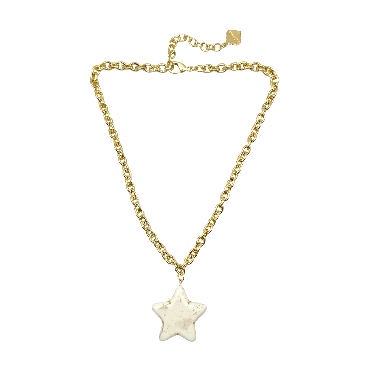 Trinity Necklace - Star - Gold