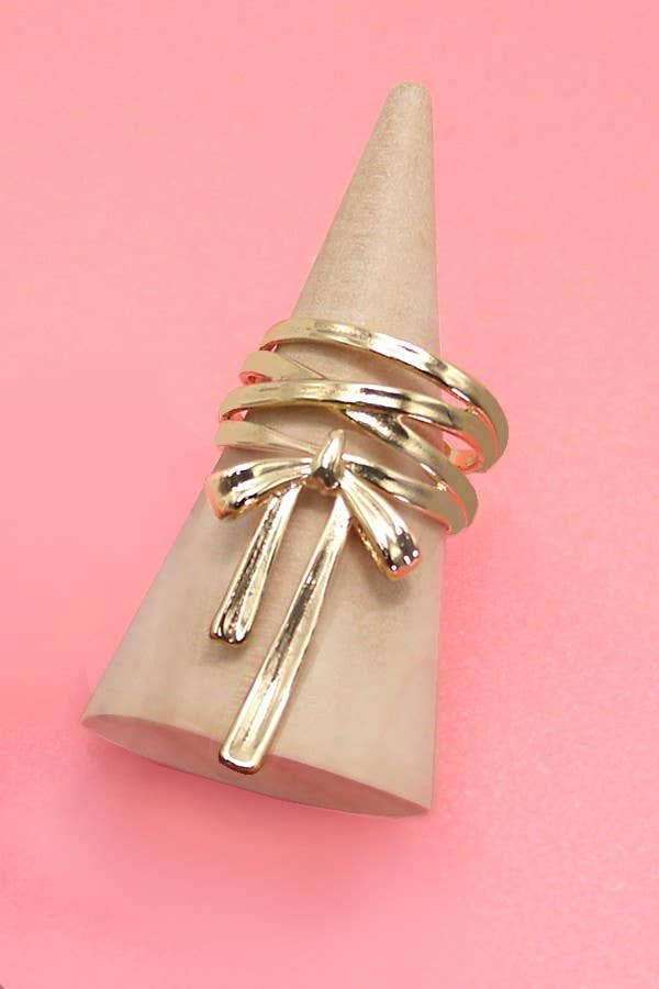 Bold Wrap Bow Ring