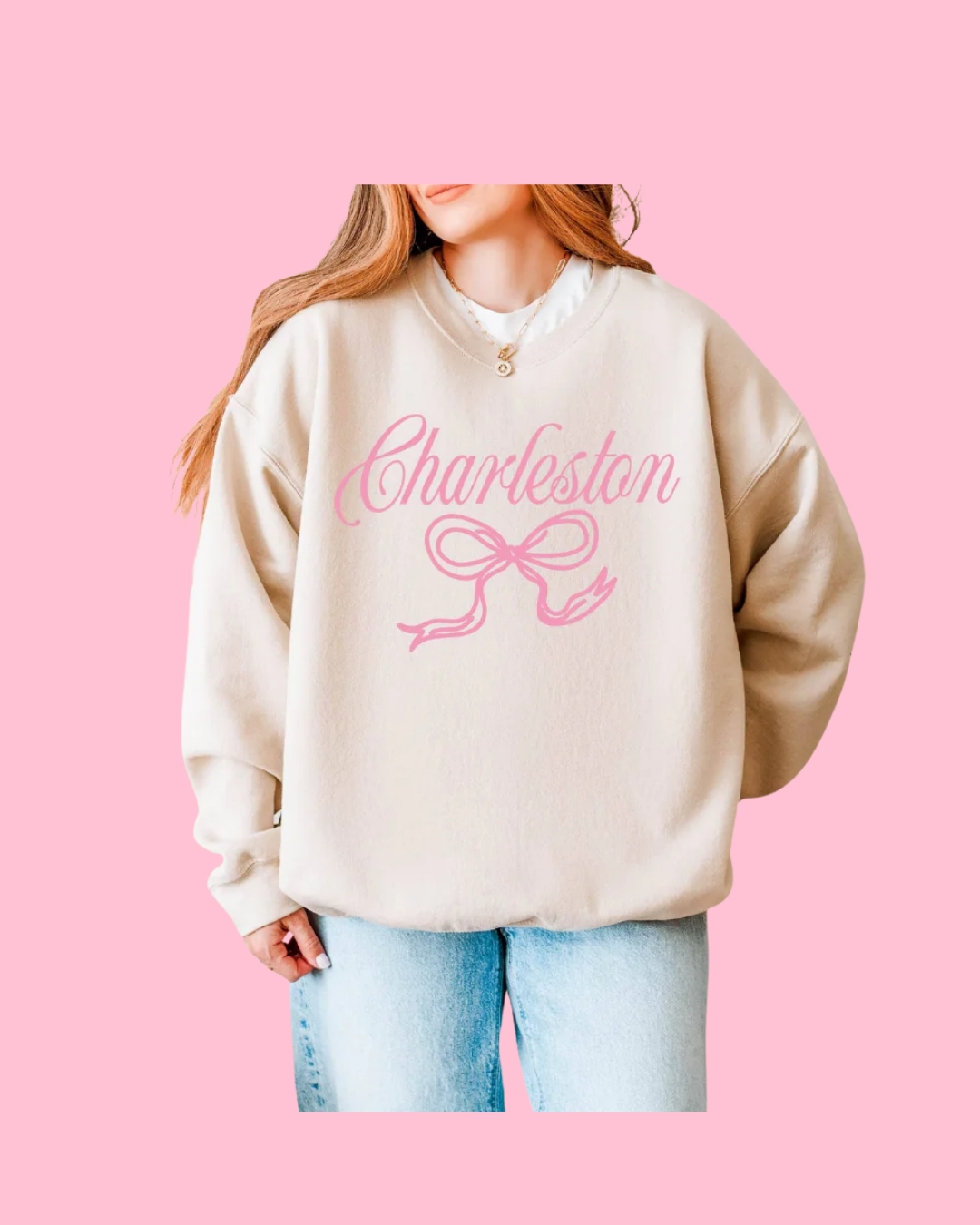 Charleston Bow Sweatshirt