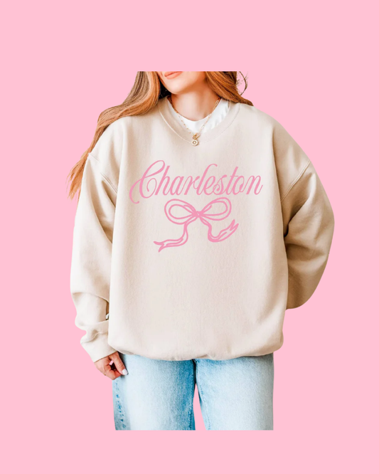 Charleston Bow Sweatshirt