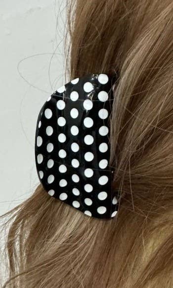 Jumbo Polka Dot Hair Clip