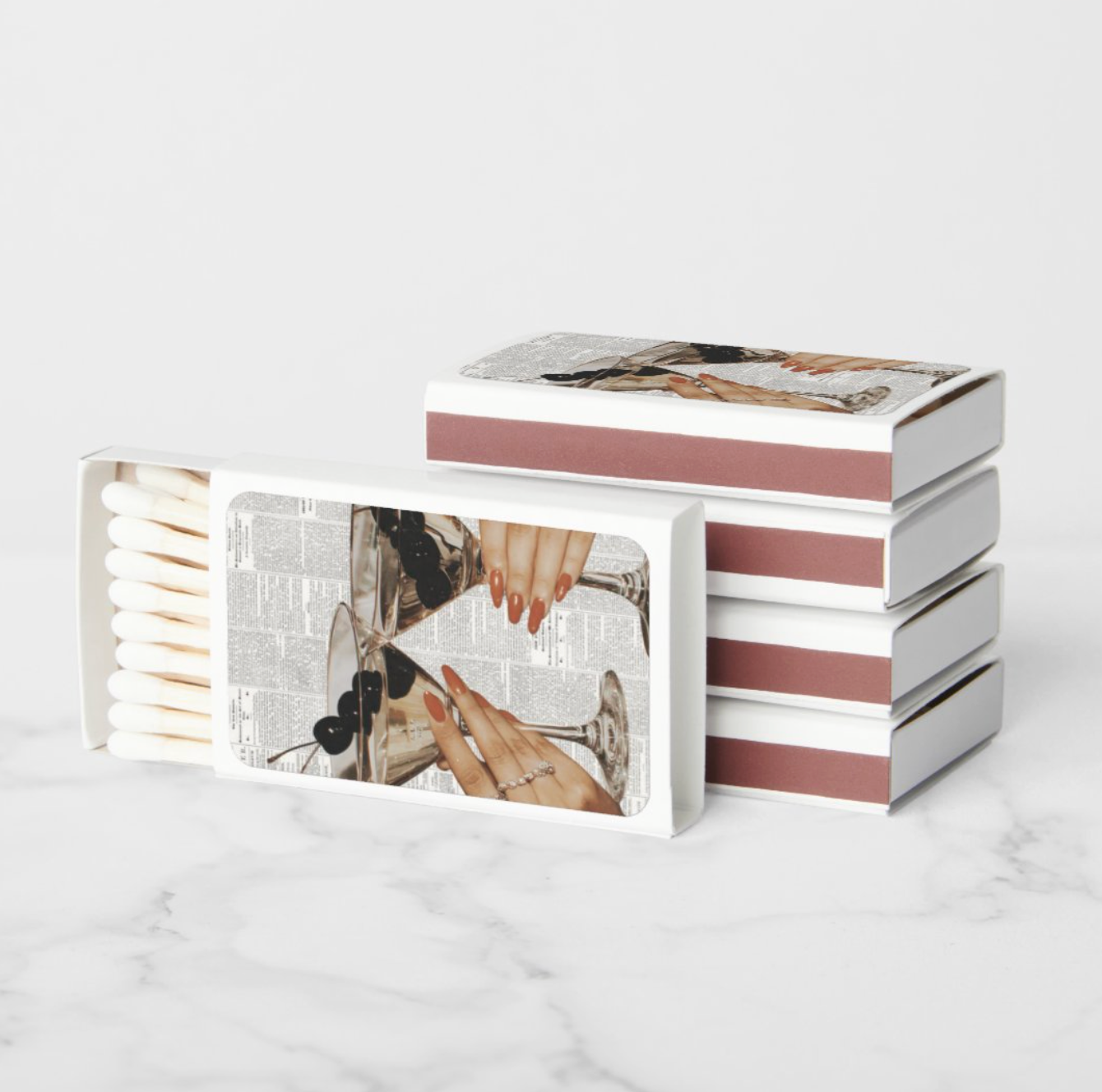 Martini Cheers Match Box