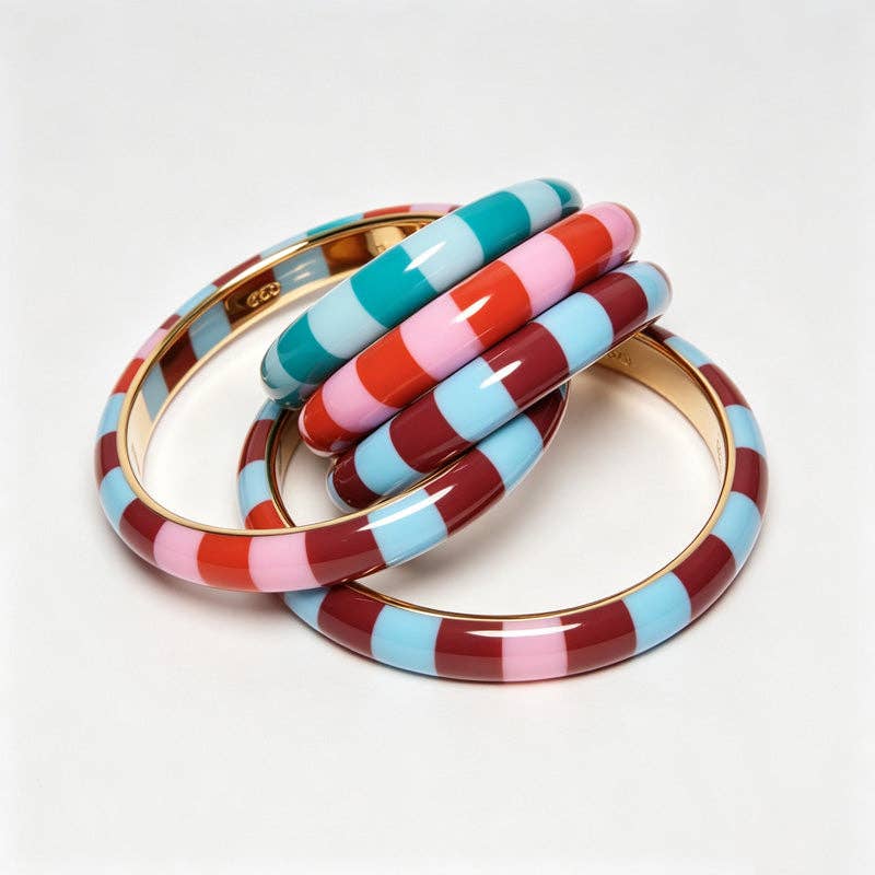 Striped Chunky Bangle