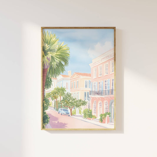 Coastal Charleston Art Print