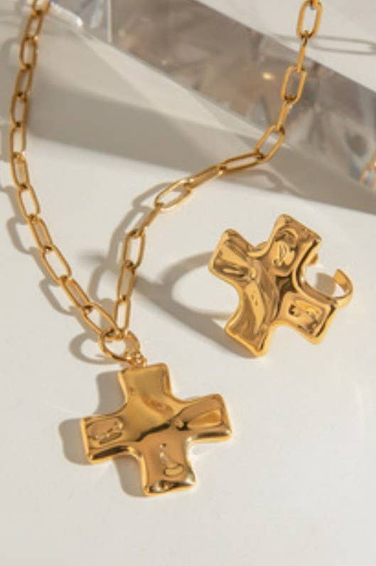 Stainless Steel Cross Necklace