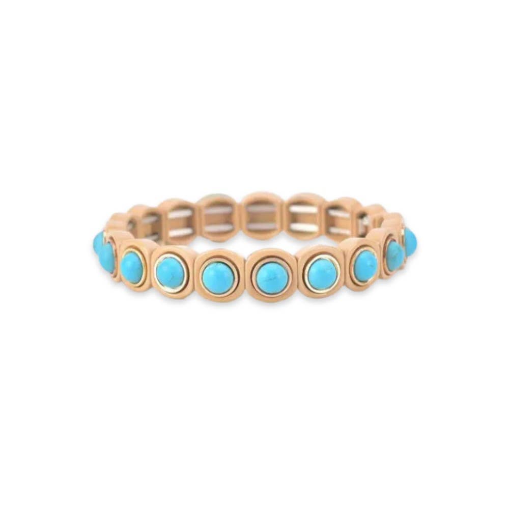 Circle Enamel Tile Bracelet