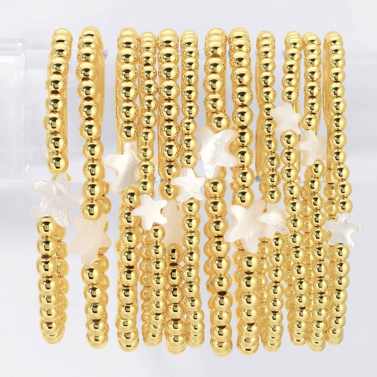 Assorted Starfish Stretch Bracelets