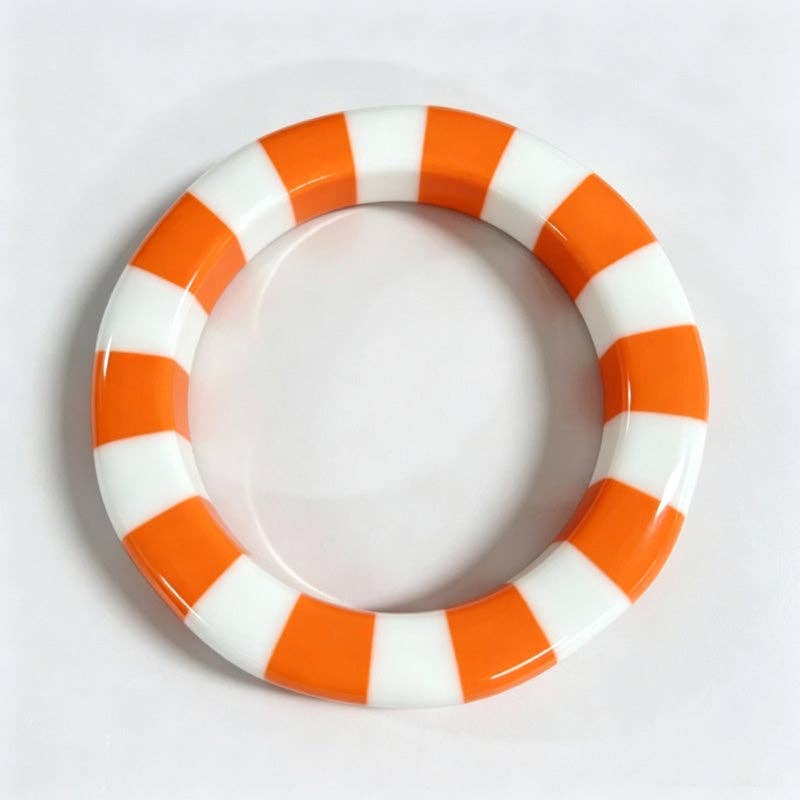 Striped Chunky Bangle