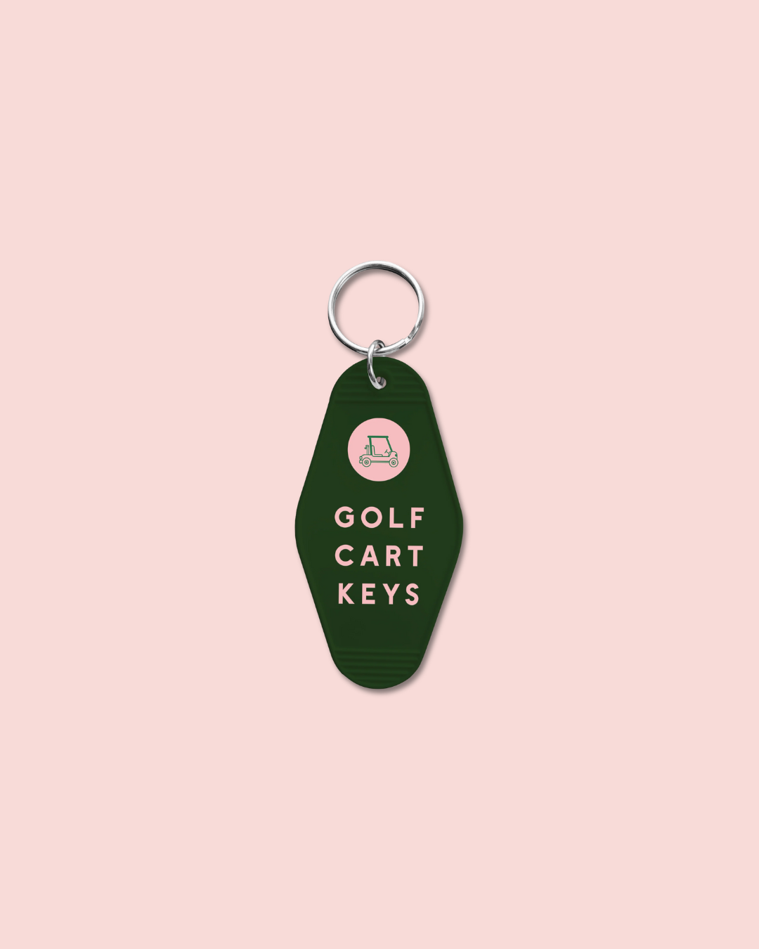 Golf Cart Keys - Retro Hotel Keychain