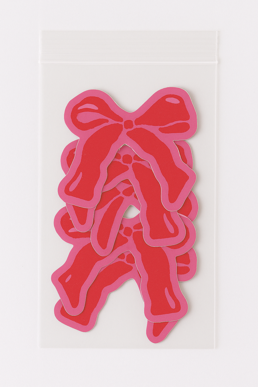 Pink Bow Sticker