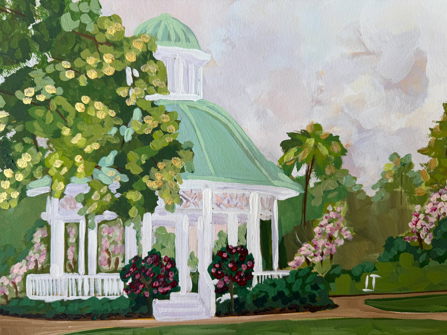 Charleston Inspired Print:  Hampton Park