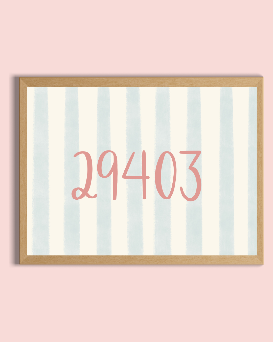 29403 Boardwalk Stripe Zip Code Print