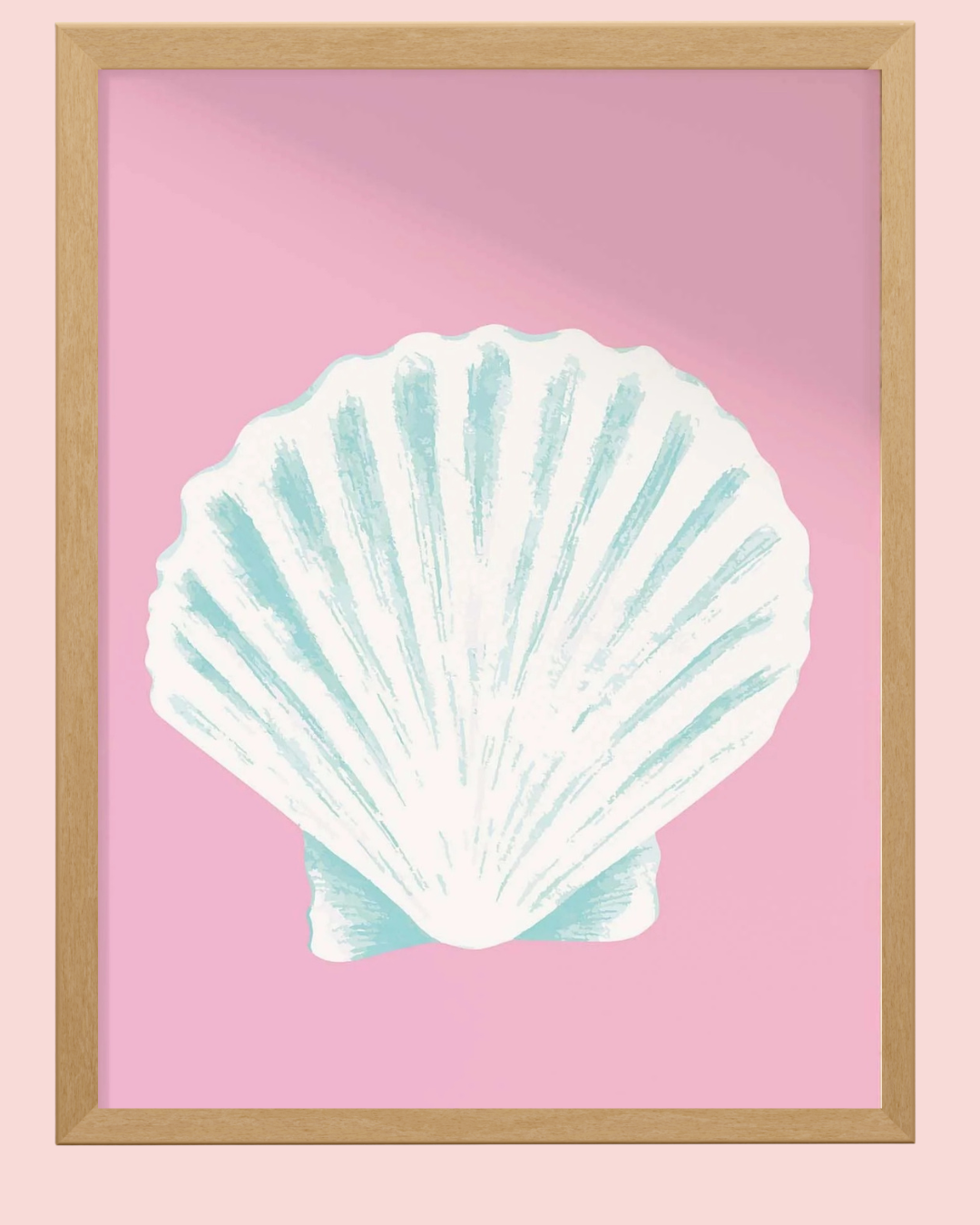 Pink Seashell Print