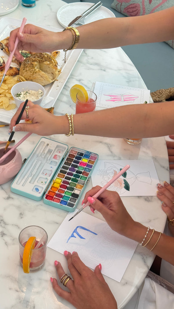painting with the besties 🩷