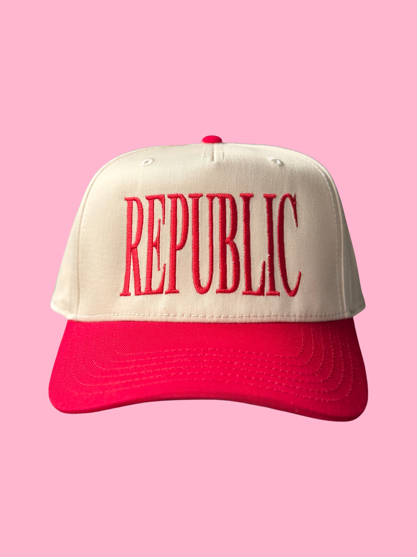 REPUBLIC Embroidered Hat