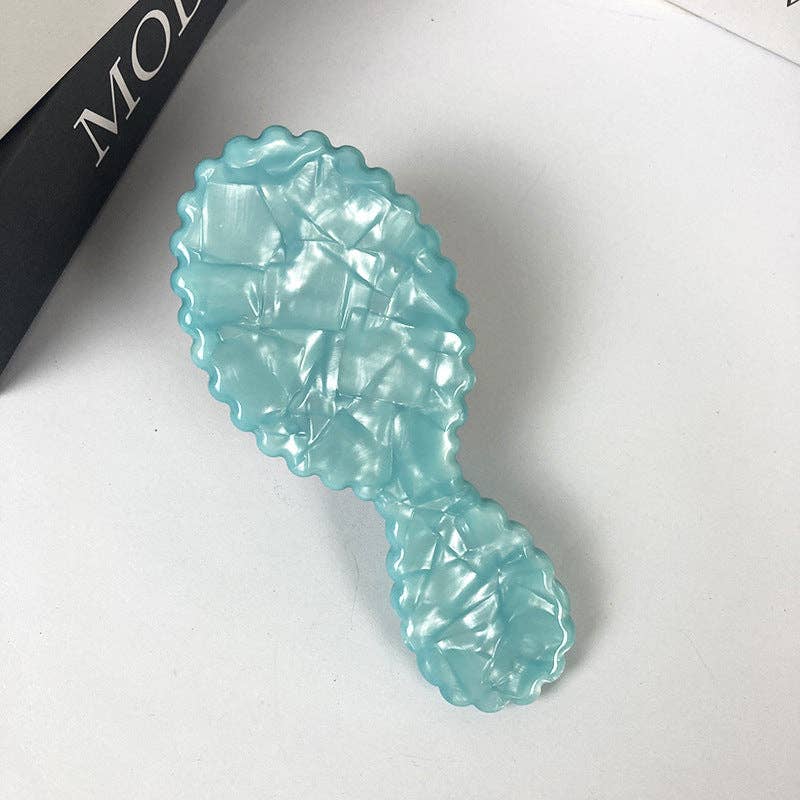 Stylish Colorful Oval Acetate Air Cushion Combs
