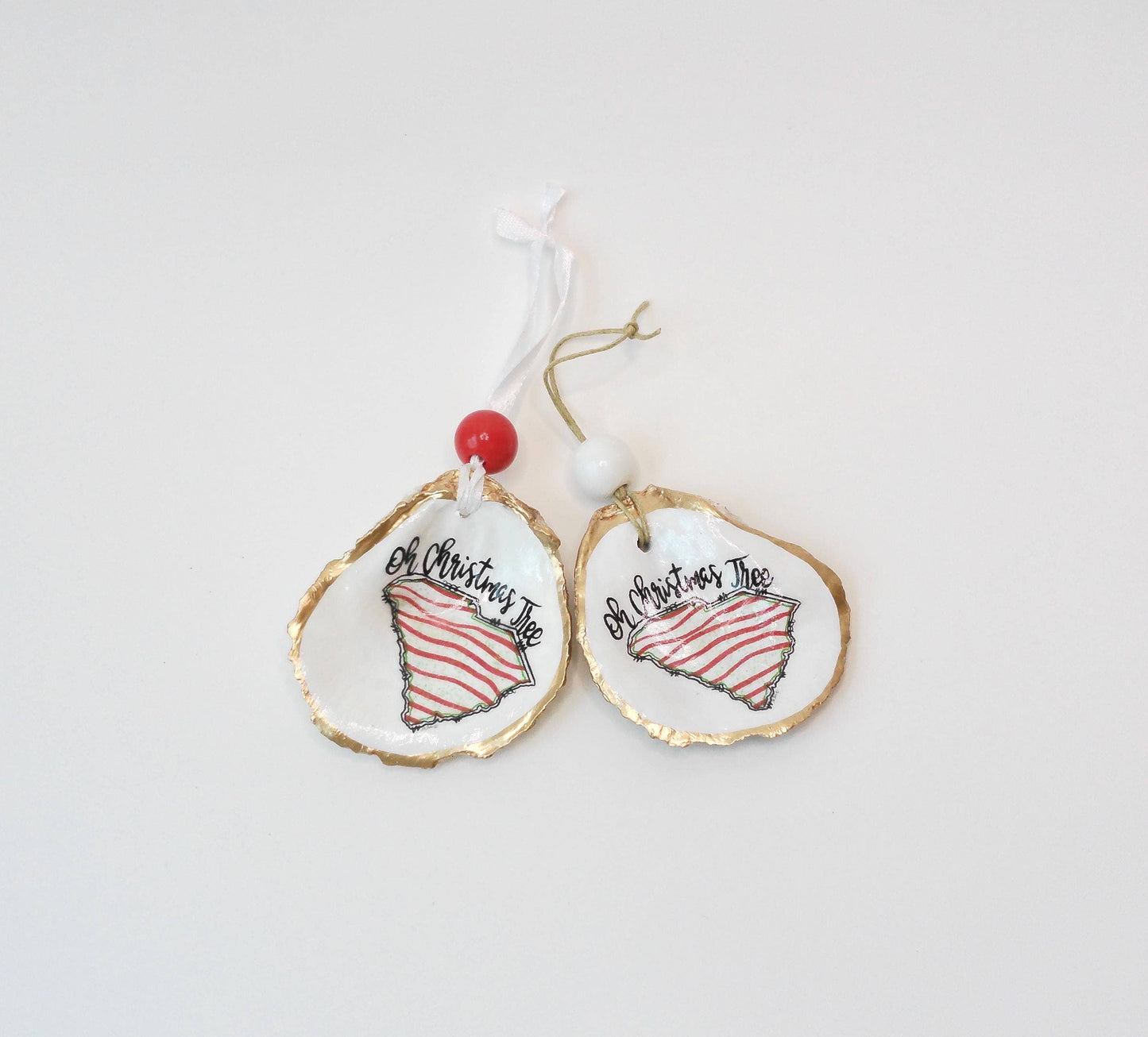 South Carolina Christmas Oyster Shell Ornaments - Gifts