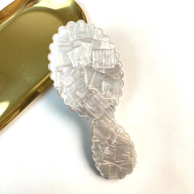 Stylish Colorful Oval Acetate Air Cushion Combs
