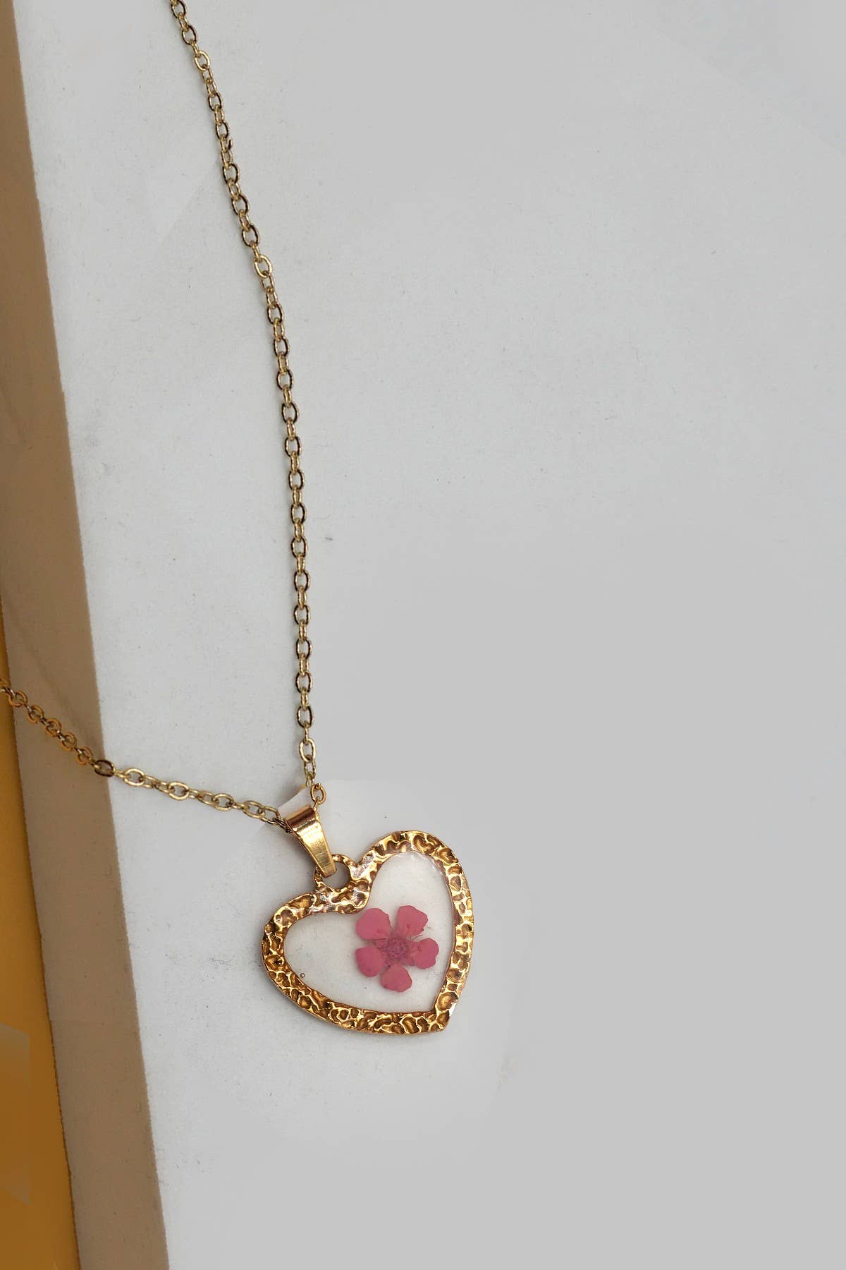 Stainless Steel Tarnish Free Flower Necklace