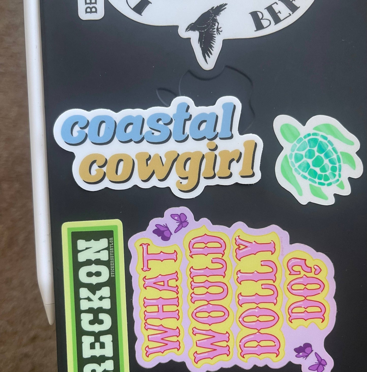 Coastal Cowgirl Beachy Western Girly Vinyl Sticker