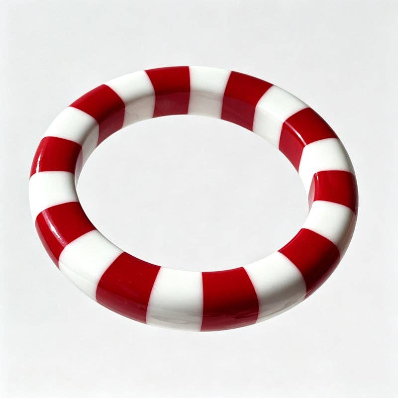 Striped Chunky Bangle