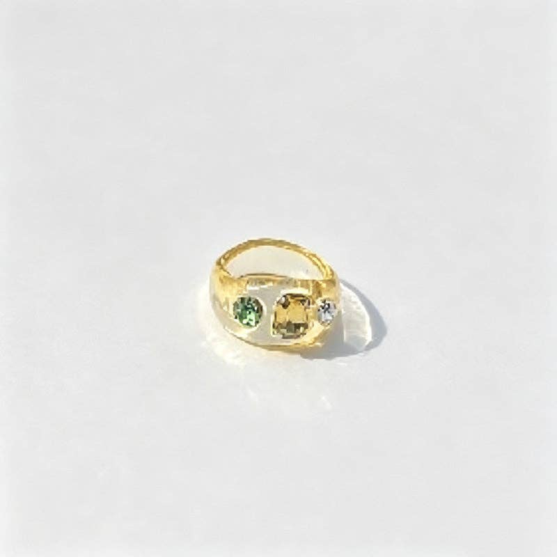 Chunky Gem Ring