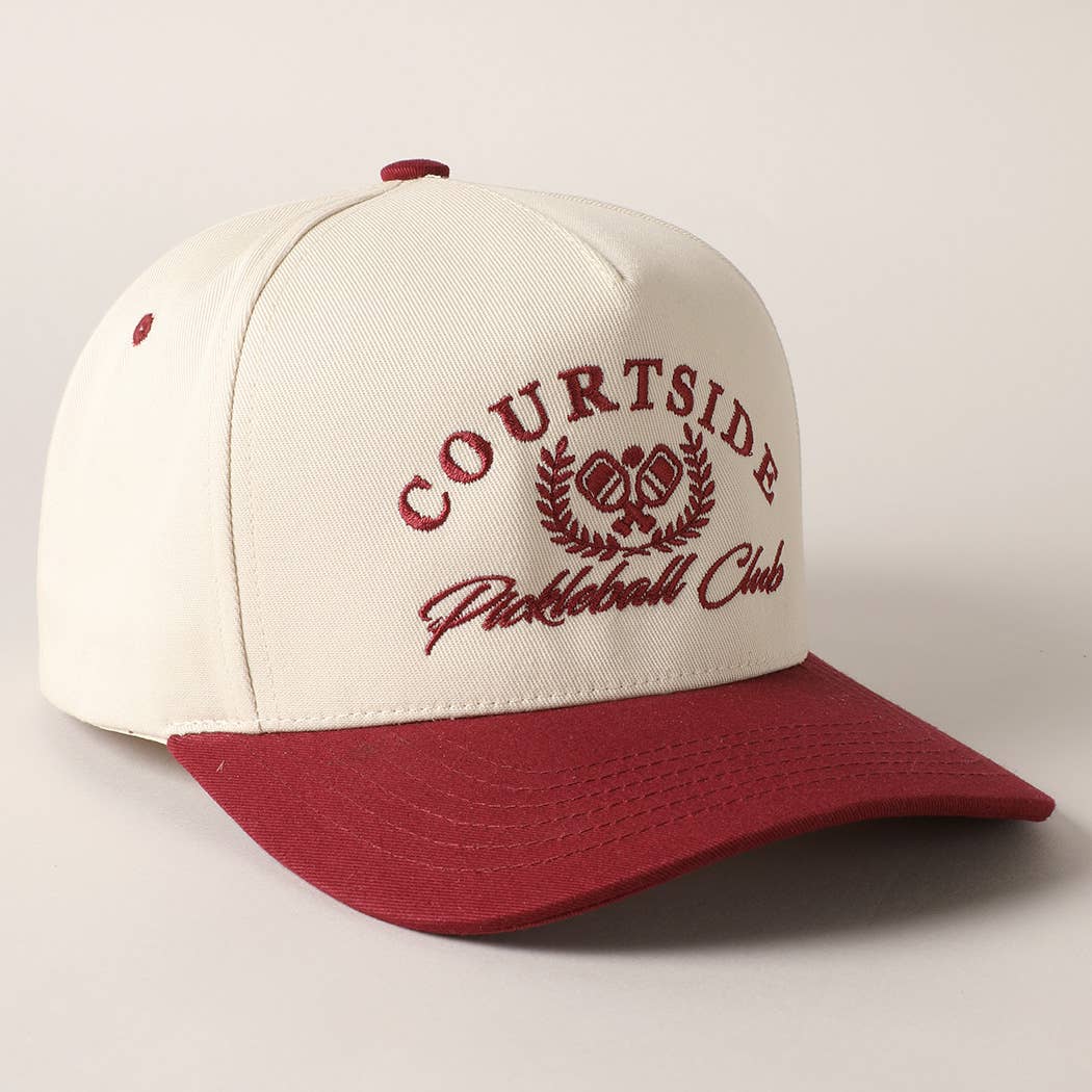 Courtside Pickleball Club Two Tone Trucker Hat