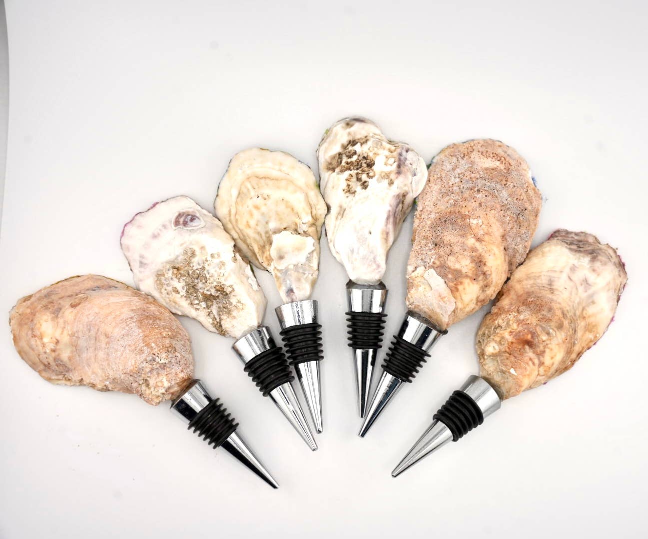 Bloom Burst Oyster Shell Wine Stopper – Gold Rim