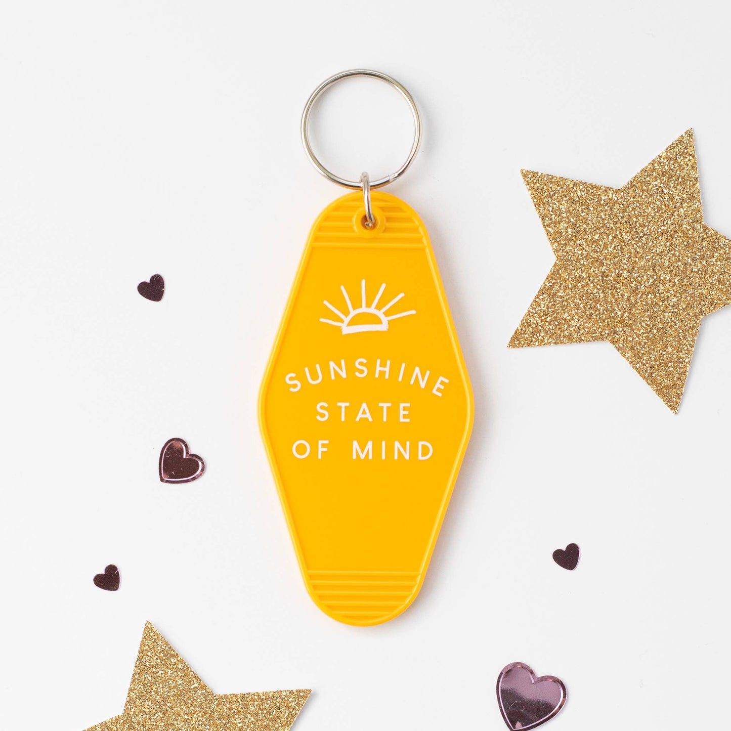 Sunshine State of Mind - Retro Hotel Keychain