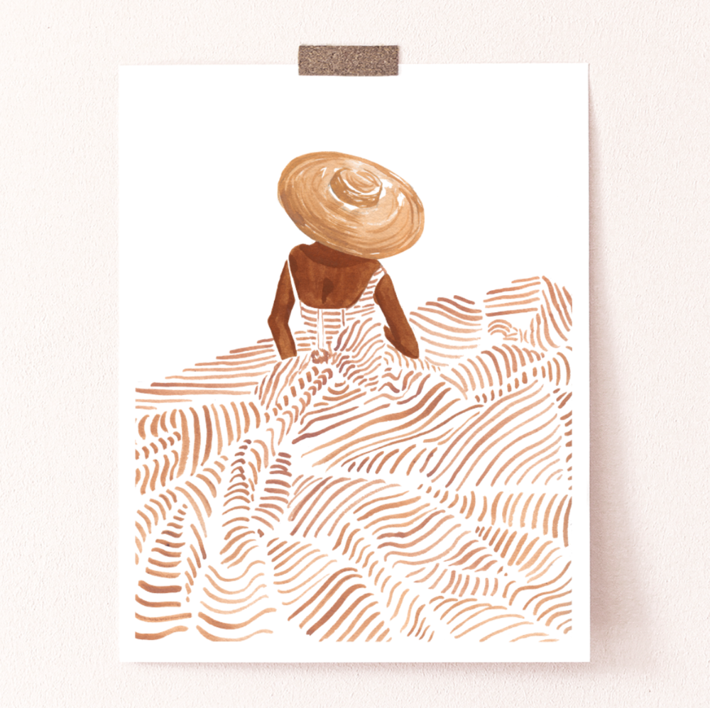 Madame Fleur Art Print